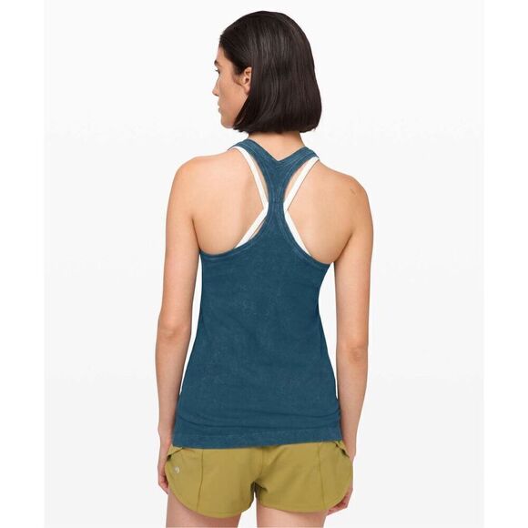 Lululemon Women’s Cool Racerback II *Dye - Washed Night Diver - Picture 3 of 11